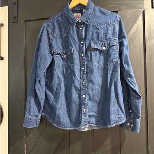 Levi's Denim Button Down Shirt